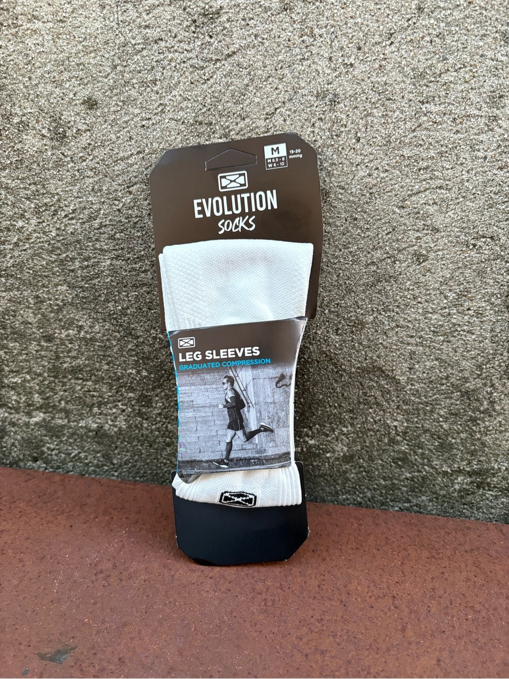Calif Leg Sleeves Unisex Graduated Compression M 6.5-8 W 8-10 Comp 15-20mmHg.